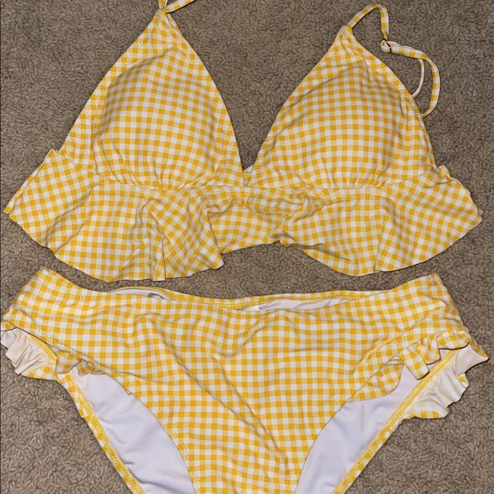Yellow bikini